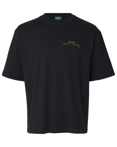 ANNARR - ANROkholm Logo T-Shirt - Dark Navy